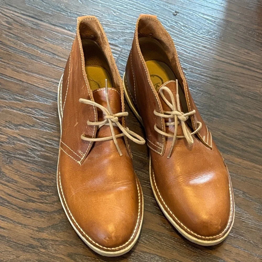 Artola Men's Brown Leather Chukka Boots, Sz 11.5, Like New
